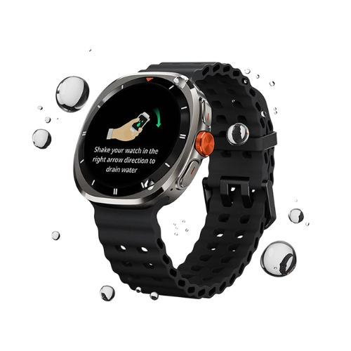 Haylou VIBE 1.43 inch AMOLED BT Calling SmartWatch-Black Image 2