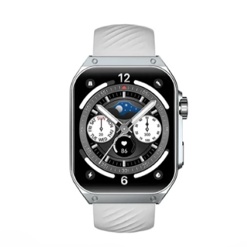 Haylou Watch S8 Bluetooth Calling Smartwatch-Silver Image 1