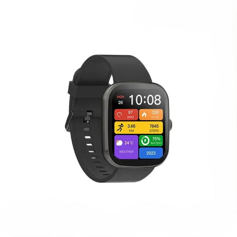 IMIKI Frame 2 Lite BT calling Smart Watch-Black Image 1