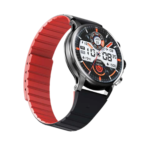 IMIKI HOLO Ultra Smartwatch-Black + Red Image 1