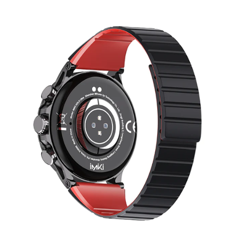IMIKI HOLO Ultra Smartwatch-Black + Red Image 2