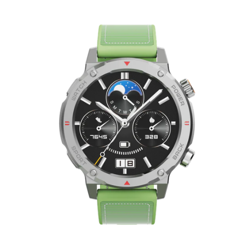 IMIKI Xplorer Scout BT Calling Smart Watch-Silver + Green