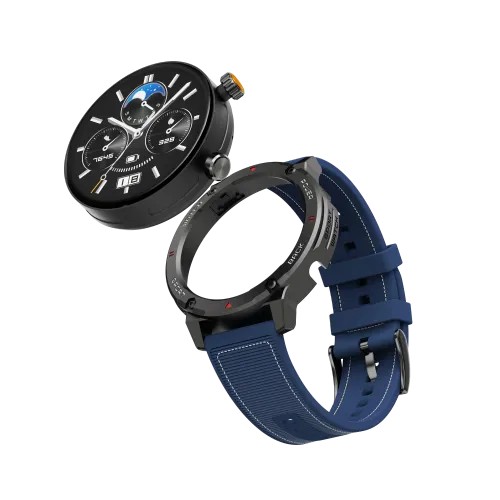 IMIKI Xplorer scout BT Calling Smart Watch-Black Image 1