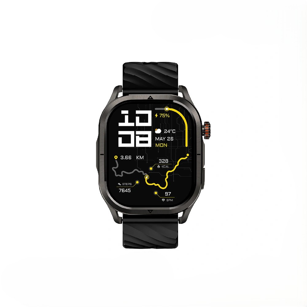 Kospet Magic P10 BT Calling Smart Watch-Black Image 1