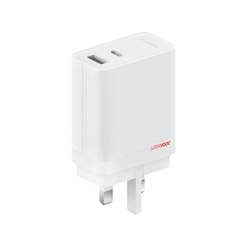 OnePlus SUPERVOOC 120W Dual Ports GaN Power Adapter with Type-C Cable Image 1