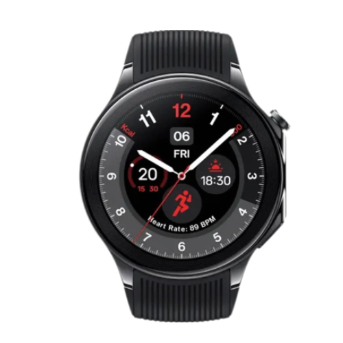 OnePlus Watch 2 Bluetooth Calling 1.43" AMOLED 1000 nits 5ATM GPS Smartwatch-Black Image 0