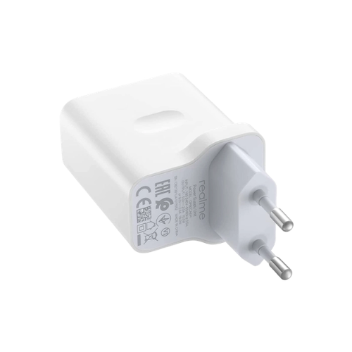 Realme 18W Quick Charge Power Adapter-White Image 0