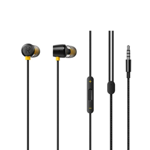 Realme Buds 2 Wired Magnetic Earphones-Black Image 0