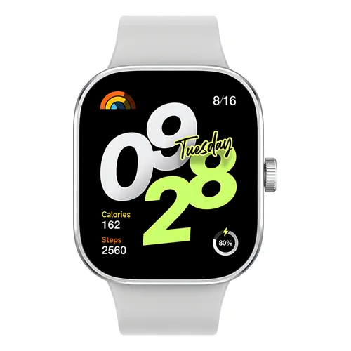 Redmi Watch 4 Smartwatch with GPS-Silver Image 1