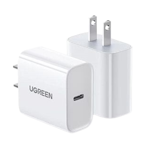 UGREEN Fast Charging Power Adapter with PD 20W US (CD137) -White Image 1