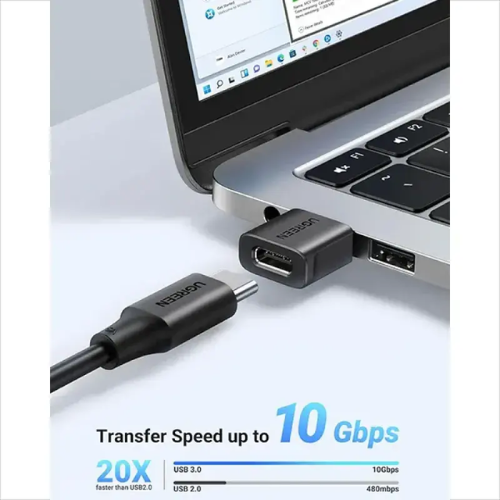 UGREEN US701 (45275) USB-A Male to USB-C Female Adapter Set 2-Pack Image 1