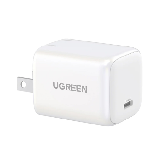 UGREEN CD318 Nexode 20W USB-C PD GaN Fast Charger US (15328)-White Image 1