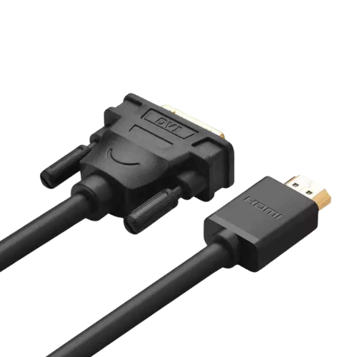UGREEN HD106 (10136) HDMI Male to DVI Male 3M Black Cable Image 2
