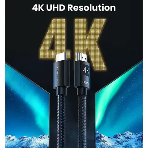 UGREEN HD119 (30999) 4K HDMI Male to Male Braided Cable - 1M Image 1