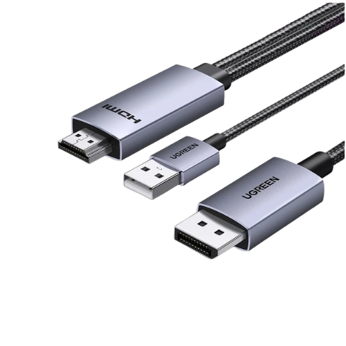 UGREEN HD169 (55329) HDMI to DisplayPort 4K Cable - 2M Image 1