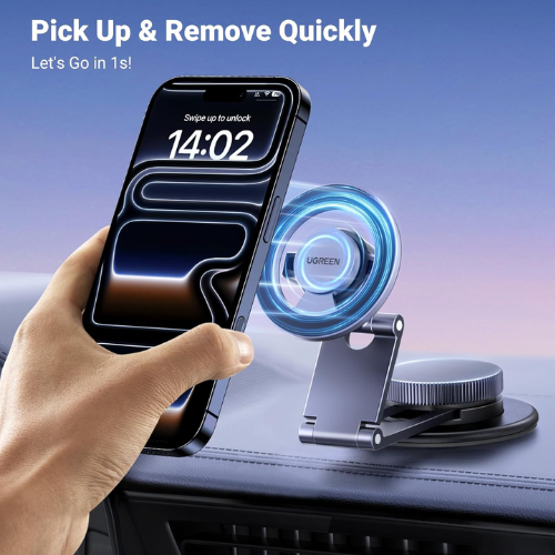 UGREEN LP865 Dashboard Magnetic Car Phone Mount Image 1