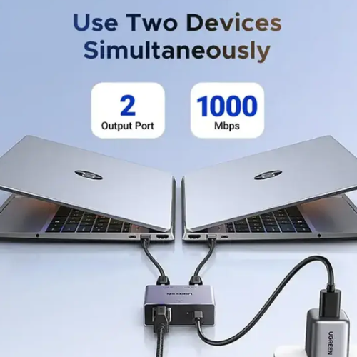 UGREEN NW301 (45311) 1 to 2 Gigabit Ethernet Splitter Image 1
