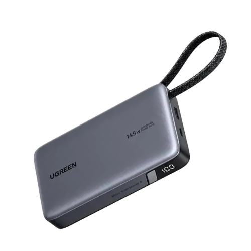 UGREEN PB551 (55992B) 20000mAh 145W Power Bank with Built-in Cable Image 1