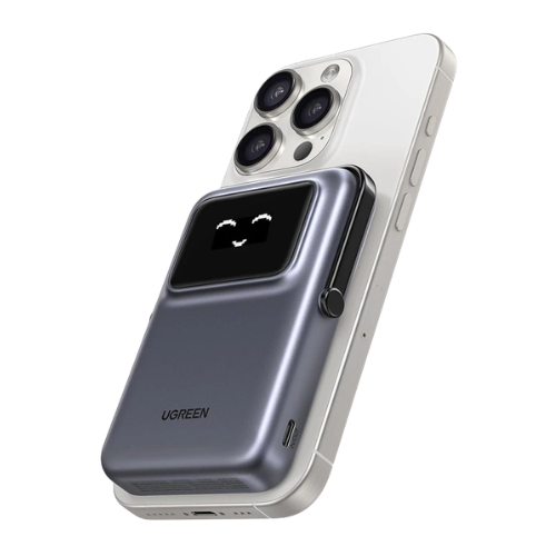 UGREEN PB572 (45327) 20W 10000mAh UNO Magnetic Wireless Power Bank - Grey Image 2