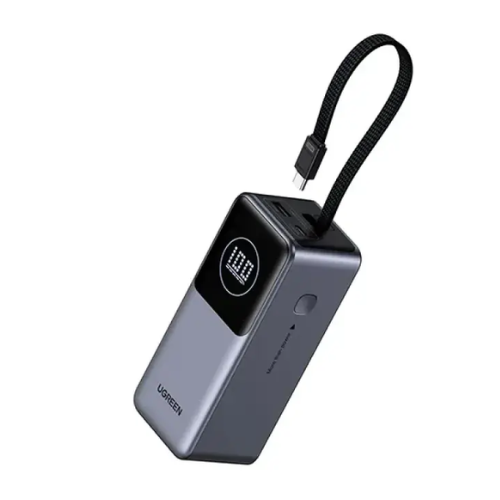UGREEN PB723 (55365B) 130W Power Bank with Built-in Cable Image 1