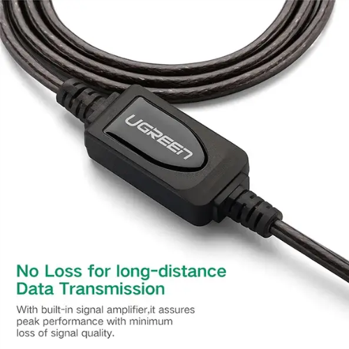 UGREEN US121 (10323) USB 2.0 Active Extension Cable with Chipset - 15M Image 1