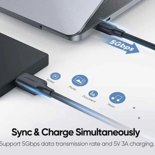UGREEN US132 (20103) USB Type-C to Micro B Cable 1M Image 1