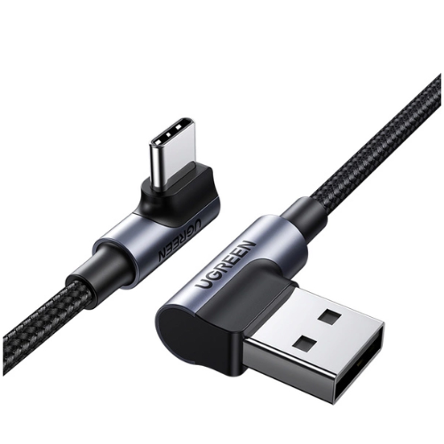 UGREEN US176 (20856) Right Angle USB-A to Type-C Cable - 1M Image 2