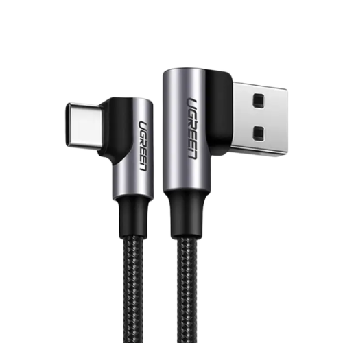 UGREEN US176 (20857) Right Angle USB-A to C Cable - 1M Image 1