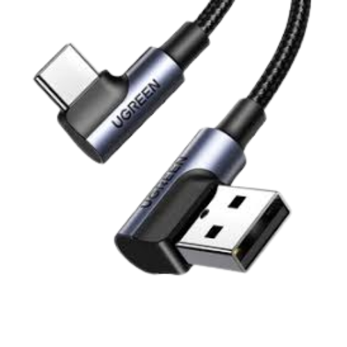UGREEN US176 (20857) Right Angle USB-A to C Cable - 1M Image 2