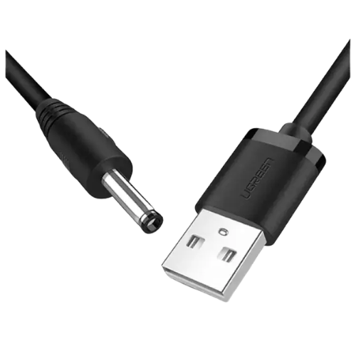 UGREEN US277 (10376) USB2.0-A to DC 3.5mm M or F Charging Cable - 1M