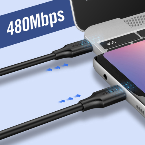 UGREEN US286 (50998) USB-C 2.0 Male To USB-C 2.0 Male 3A Data Cable - 1.5M Image 2