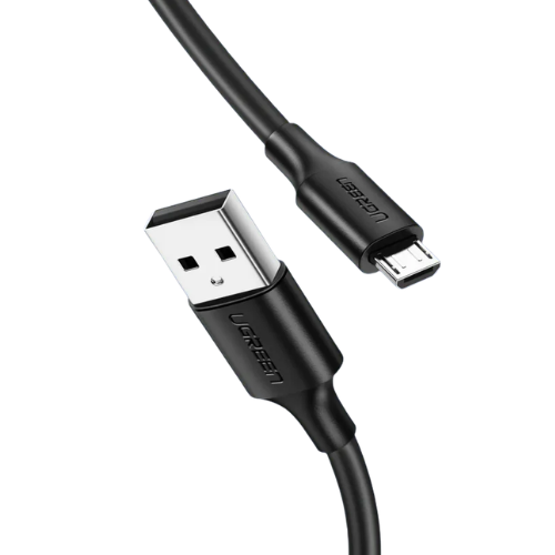 UGREEN US289 (60137) USB 2.0 A to Micro USB Nickel Plating 1.5m Cable Black Image 2