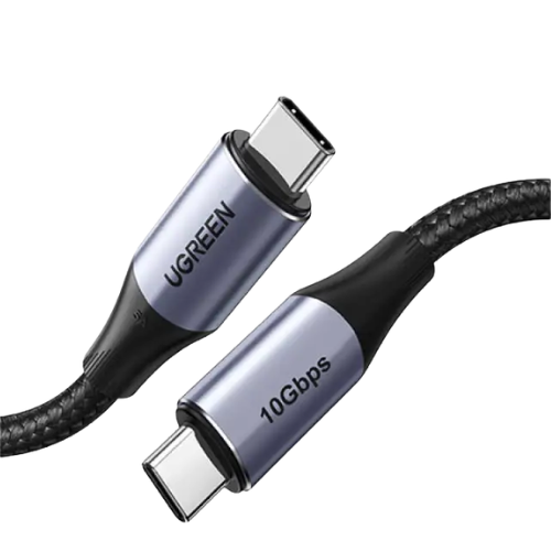 UGREEN US355 (80150) USB Type-C to USB Type-C 100W USB 3.2 10Gbps Charger Cable-1m Image 1