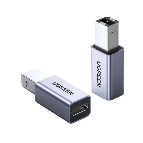 UGREEN US382 (20120) USB-C Female to USB-B Male USB2.0 Adapter Image 0