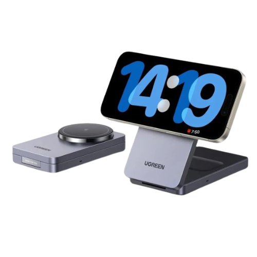 UGREEN W528 (45056) 2-in-1 15W Magnetic Wireless Charger Image 2