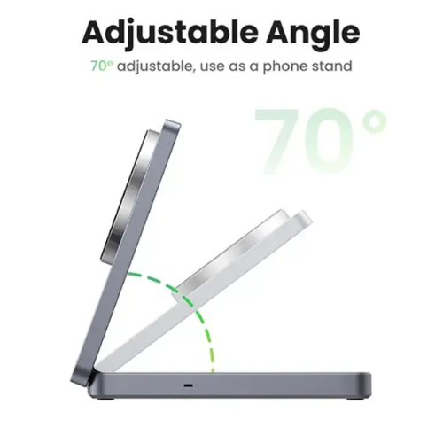 UGREEN W706 (45023) 2-in-1 20W Magnetic Wireless Charger Image 2