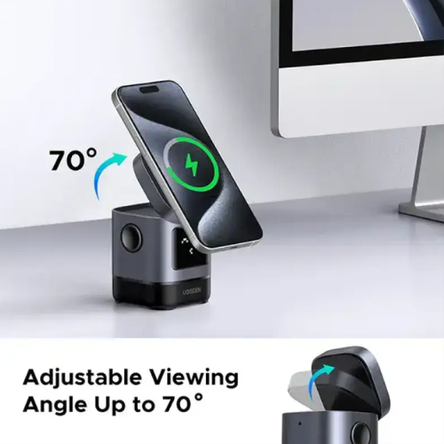 UGREEN W709 (45775) 2-in-1 20W Magnetic Wireless Charger Image 1
