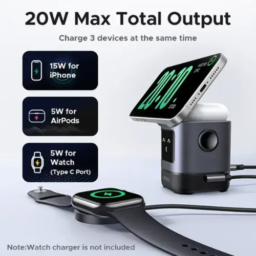 UGREEN W709 (45775) 2-in-1 20W Magnetic Wireless Charger Image 2