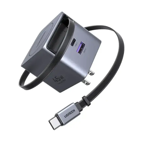 UGREEN X614 (65821) 45W GaN Fast Charger with Retractable Cable Image 2