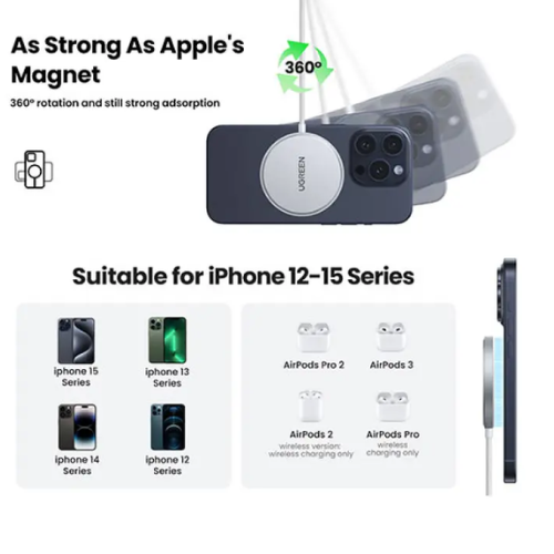 Ugreen W703 (35565) Magnetic Wireless Charger Image 1