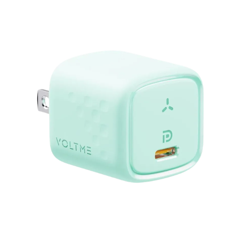 VOLTME Revo 30 Mini 30W Type-C Wall Adapter-Green Image 0