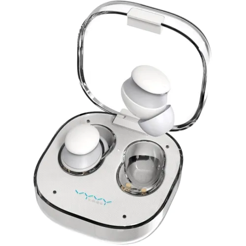 Vyvylabs Binkus True Wireless Earphones-White Image 1