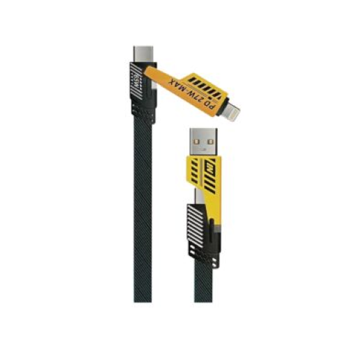 Vyvylabs Elite Series 4-in-1 Fast Charging Cable-Black Image 0
