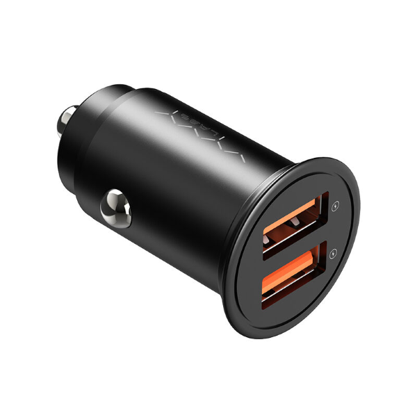 Vyvylabs VJY36A-01 Round Dot Dual USB-A Fast Car Charger Image 1