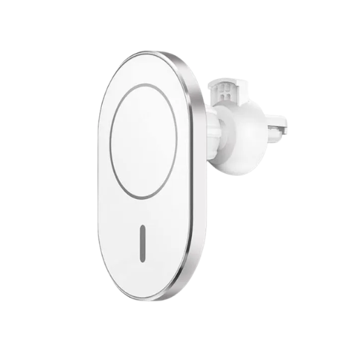 WiWU CH-306 15W LIBERATOR Magnetic Wireless Car Charger-Silver