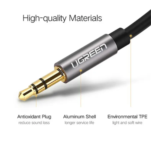 UGREEN AV119 (10735) 3.5mm Male to Male Extension Cable - 2M Image 2