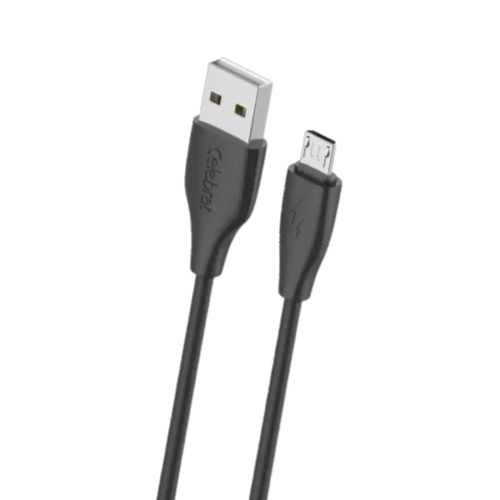 Yison Celebrat CB-31 USB A to Micro USB Cable 2.1A Fast Charging 1 Meter-Black Image 1