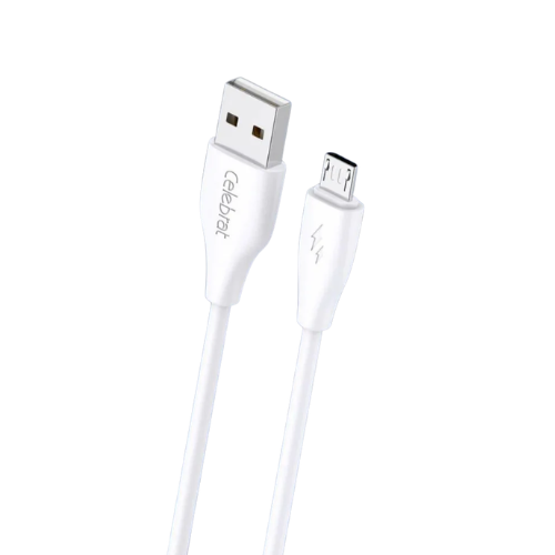 Yison Celebrat CB-31 USB A to Micro USB Cable 2.1A Fast Charging 1 Meter-White Image 1
