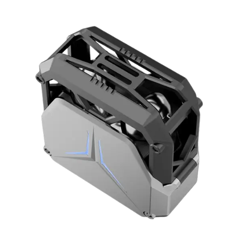 Yison Celebrat W43 Cool Shape Mecha Style TWS Earbuds-Silver Image 1