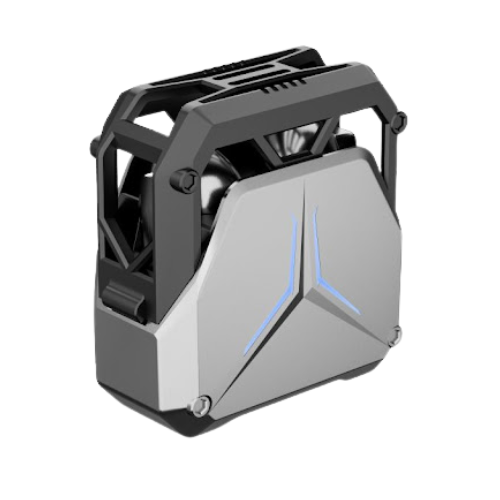 Yison Celebrat W43 Cool Shape Mecha Style TWS Earbuds-Silver Image 2